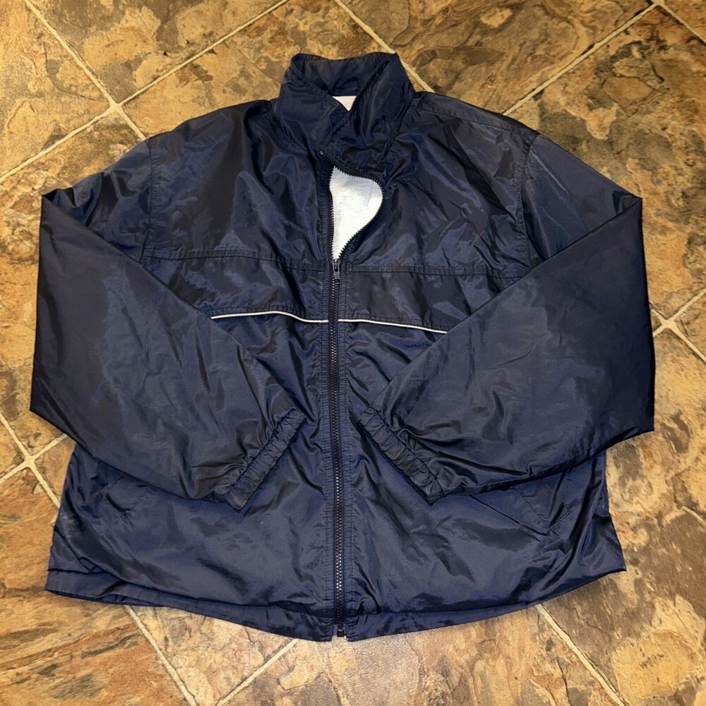 Outbrook Windbreaker Track Jacket L Retro Iridescent Grannycore